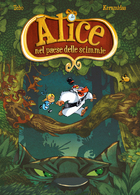 Copertina di \\\\\\\"Alice nel Paese delle Scimmie\\\\\\\", di Tebo e Nicolas Keramidas, edito da Bao Pubblishing, 144 pagine, 16€
