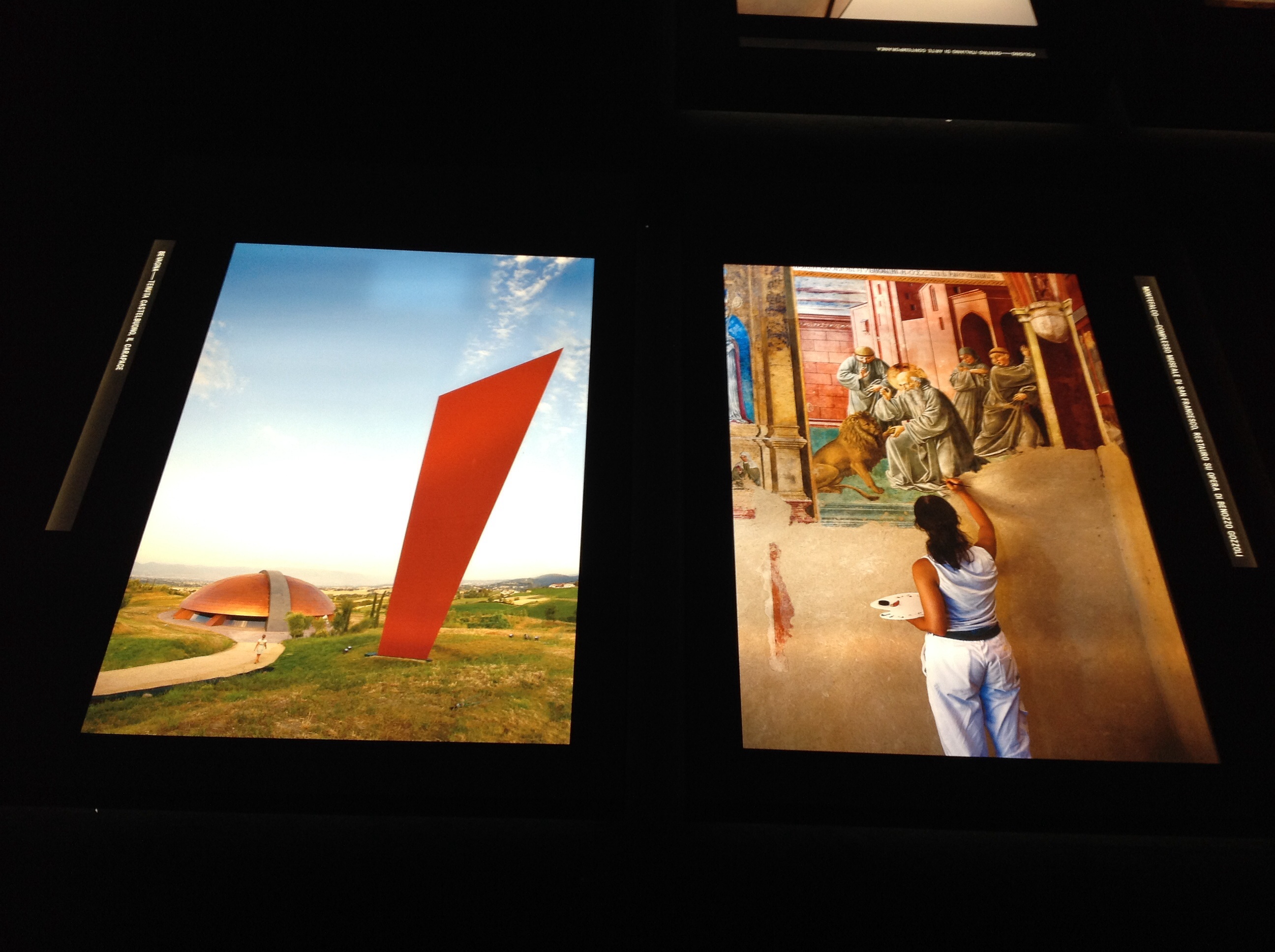 Istallazione mostra Sensational Umbria di Steve McCurry, Ex Ospedale FatebeneFratelli, Perugia