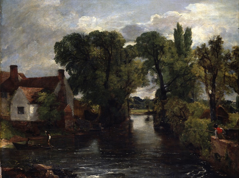 John Constable, Il canale presso il mulino, 1810-1814 olio su tela, 71 x 91,8 cm. Colchester and Ipswich Museums Service