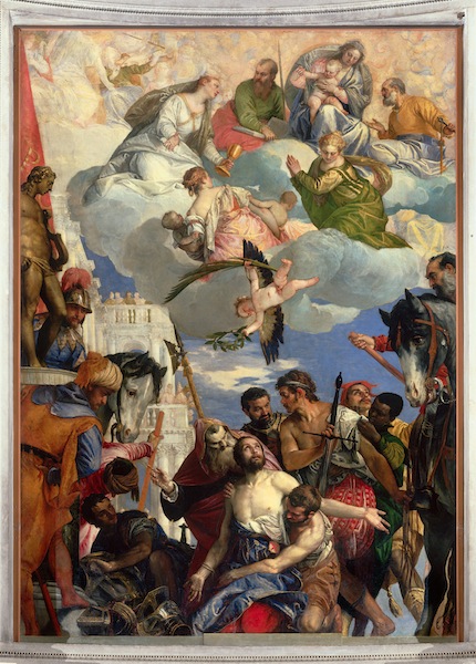 Martirio di San Giorgio.
Paolo Veronese (1528-1588)
Martyrdom of Saint George, about 1565
Chiesa di San Giorgio in Braida, Verona
© Photo Scala, Florence