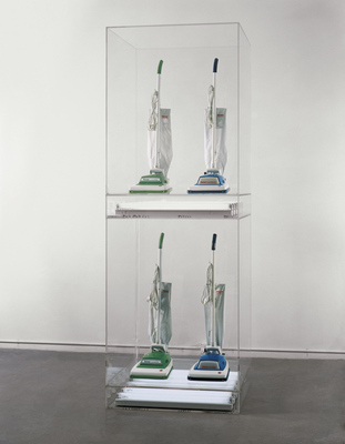 Jeff Koons, New Hoover Convertibles, Green, Blue; New Hoover Convertibles, Green, Blue; Double-Decker, 1981–87
