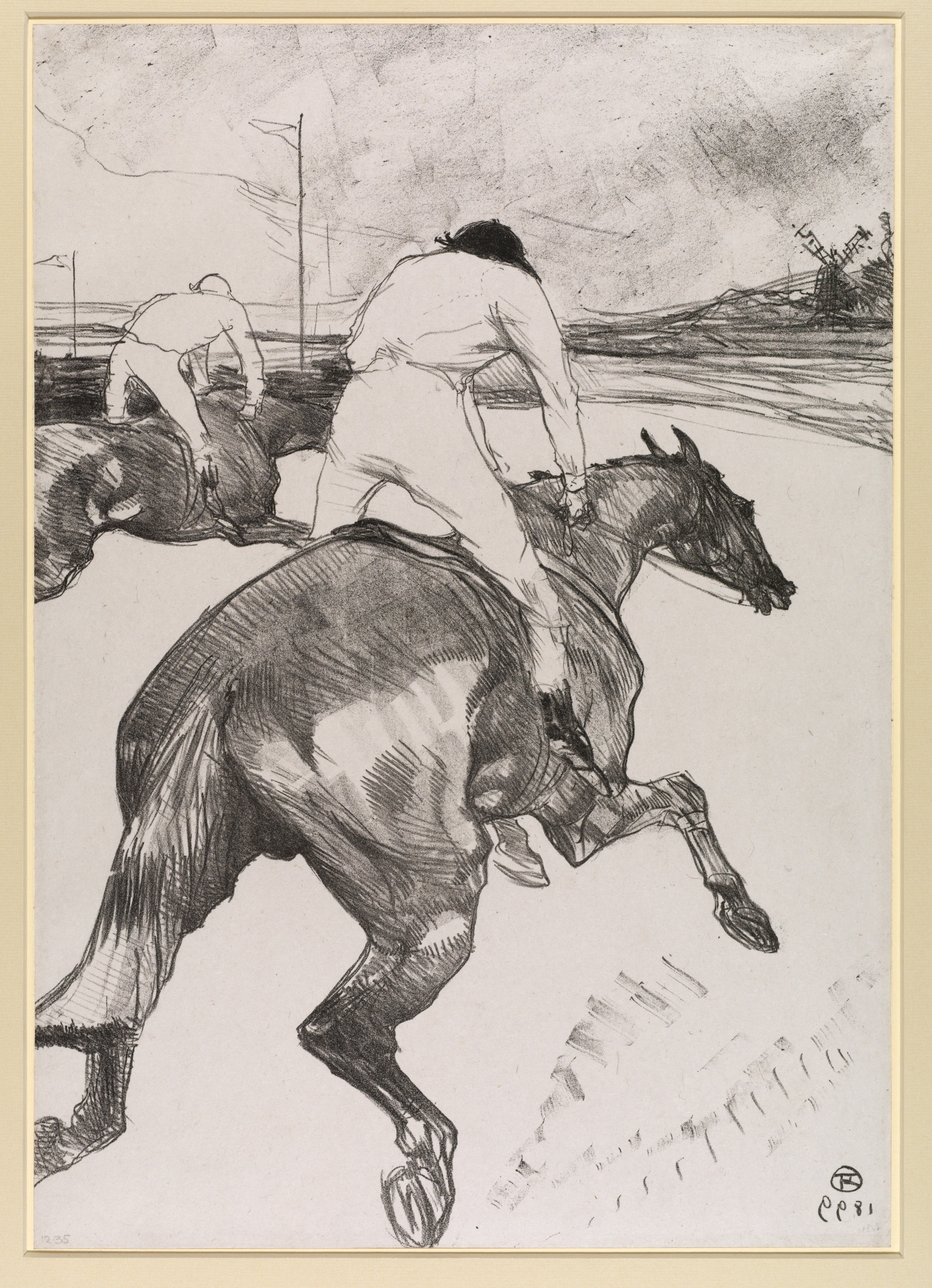 Henri de Toulouse-Lautrec (1864-1901), The Jockey, 1899, Lithograph, 51.6 x 36.3 cm, The Courtauld Gallery, London