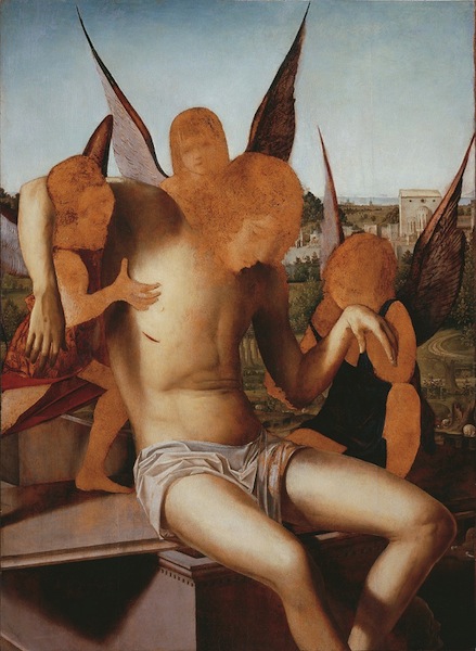 Antonello da Messina (Messina, 1430 ca. - 1479)
Cristo in pietà sorretto dagli angeli
1475 ca.
tavola
Venezia, Museo Correr