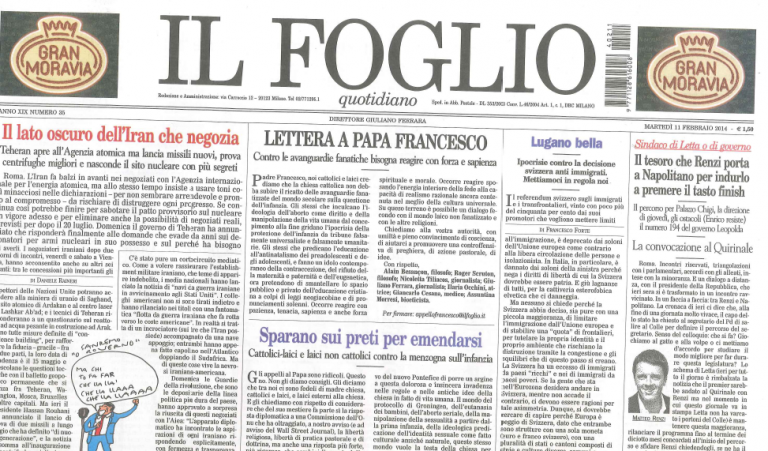 Appello del Foglio a papa Francesco perché reagisca contro l’attacco delle avanguardie fanatiche