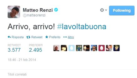 renzi-twitter-arrivo