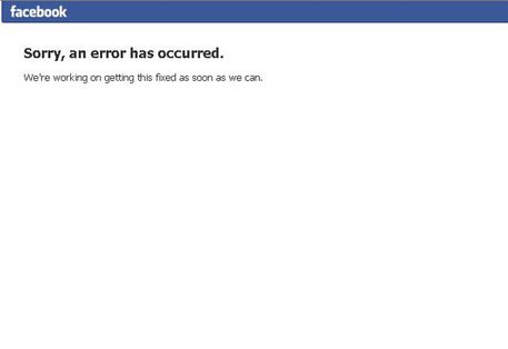 45 minuti di black out per Facebook