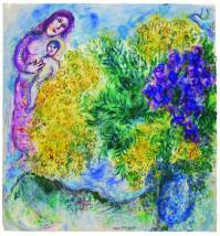 Marc Chagall, Mimosas et Iris - © Artcurial