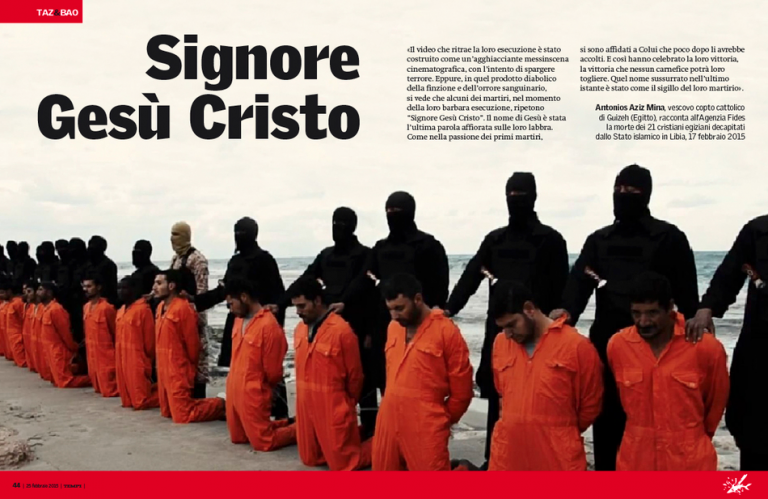 Il sangue dei martiri dà frutto. Dai musulmani offerte per una chiesa in onore dei copti uccisi dall’Isis