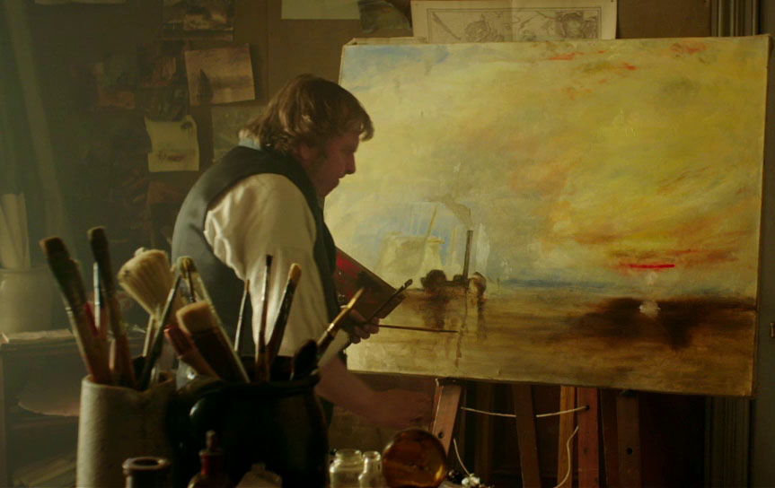 Una scena del film "Turner" di Mike Leigh