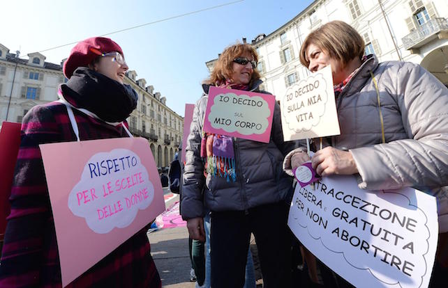 Manifestazione donne No-Tav a Torino