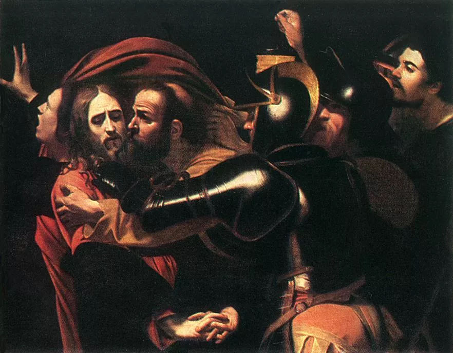 Caravaggio-giuda-gesu