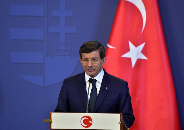 Turkish Prime Minister Ahmet Davutoglu visits Hungary