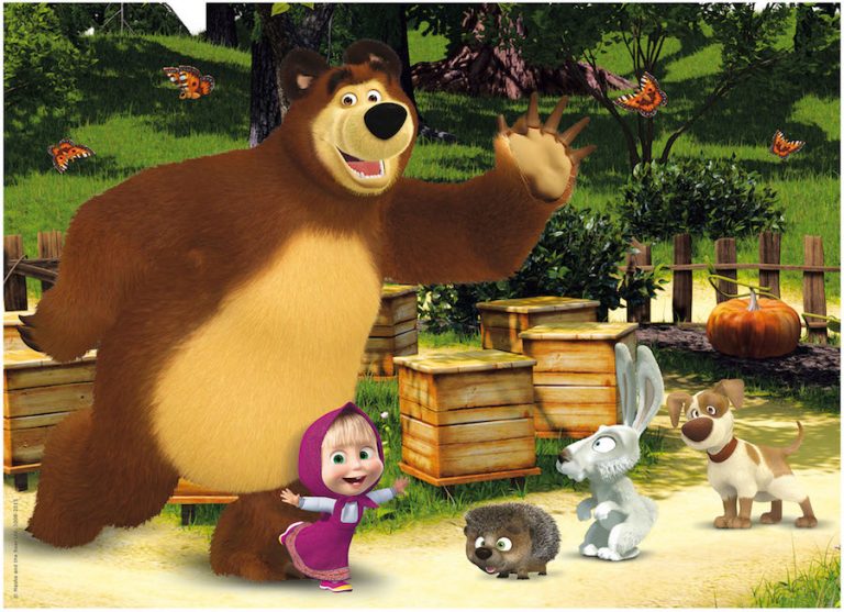 Storie semplici, quotidianità, amici e famiglia. Il successo di Masha e Orso