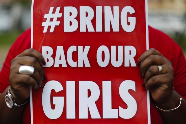 Nigerian women in Kenya protest against kidnapping of Nigerian school girls