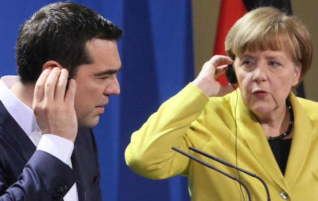 Greek PM Tsipras in Berlin