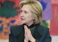 Democratic presidential candidate Hillary Rodham Clinton speaks to child care workers during a visit to the Center For New Horizons  Wednesday, May 20, 2015, in Chicago. (AP Photo/M. Spencer Green)