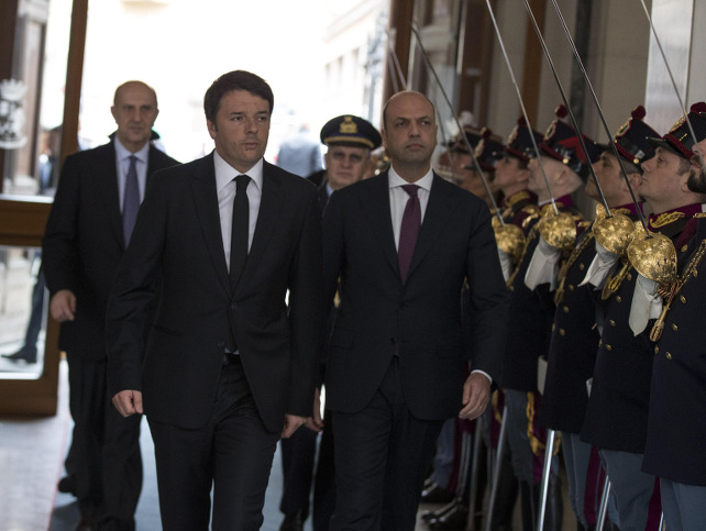 renzi-alfano-ansa