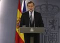 epa04998549 Spanish Prime Minister, Mariano Rajoy, speaks during a press conference held in Madrid, Spain, 27 October 2015. Rajoy said that his Government will adopt all political and legal measures needed to defend Spain's sovereignty after Catalonian pro-independence parties Junts pel Si (JxS) and the CUP announced an agreement to issue a parliamentary resolution starting a process to create a Republic in Catalonia despite any future resolution of the Constitutional Court.  EPA/BALLESTEROS