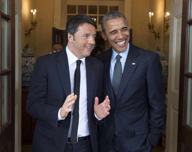 renzi-obama-ansa