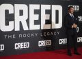 epa05099006 US actor/cast member Sylvester Stallone arrives at the European premiere for 'Creed' in Leicester Square, Central London, Britain, 12 January 2016. The film is the seventh instalment of the Rocky film franchise and is due for release in the United Kingdom on 15 January.  EPA/WILL OLIVER