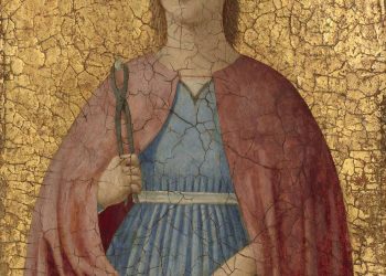 Attributed to Piero della Francesca, Saint Apollonia, Italian, c. 1416/1417 - 1492, c. 1455/1460, tempera on panel, Samuel H. Kress Collection