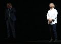 Italian Leader of Italian Political Party 'Movimento Cinque Stelle' (Five Stars Moviment), Beppe Grillo, during is show entitled "Grillo Vs Grillo" at the theatre 'Linear Ciak' in Milan, 2 February 2016. ANSA/ MATTEO BAZZI