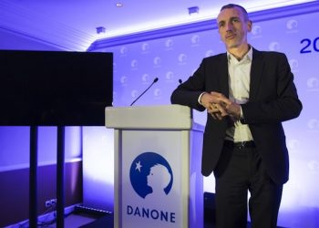 epa05176369 CEO of Danone, Emmanuel Faber, prior to the announcement of the company's 2015 full-year results, in Paris, France, 23 February 2016. Danone, the world largest yoghurt makers, has forecast profitability in 2016.  EPA/IAN LANGSDON  EPA/IAN LANGSDON