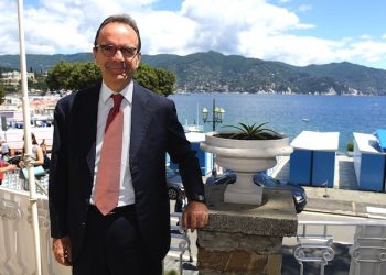 Stefano Parisi, candidato sindaco per il centrodestra a Milano, a margine del 46∞ Convegno dei Giovani Industriali di Santa Margherita Ligure (Ge), 10 giugno 2016. ANSA/ LUCA ZENNARO