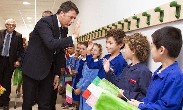 renzi-scuola-ansa2