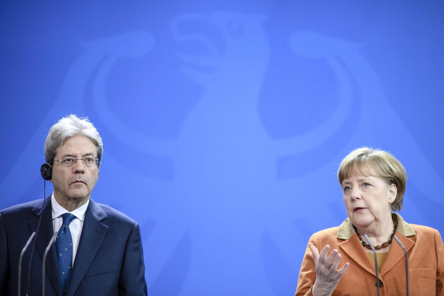 gentiloni-merkel-ansa