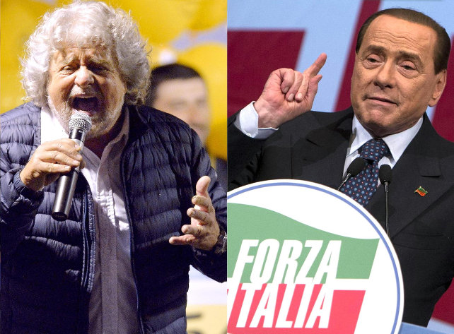 E così a sfidarsi alle prossime elezioni saranno Grillo e Berlusconi