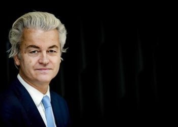 epa05824667 A portrait of Party for Freedom (PVV) leader Geert Wilders in The Hague, The Netherlands, 02 March 2017. Party for Freedom (PVV) leader Geert Wilders is competing in the Dutch national elections taking place on 15 March 2017.  EPA/OBIN VAN LONKHUIJSEN