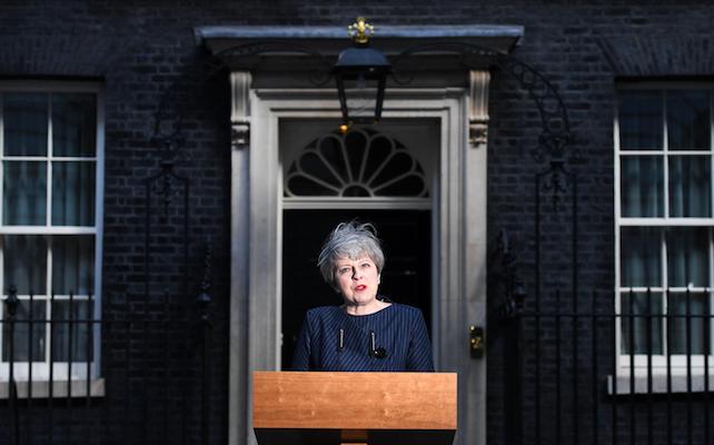 Che invidia che mi fa quello snap di Mrs May