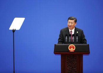 epa05965855 Chinese President Xi Jinping speaks at a news conference at the end of the Belt and Road Forum in Beijing, China, 15 May 2017. The Belt and Road Forum runs from 14 to 15 May, and it is expected to lay the groundwork for Beijing-led infrastructure initiatives aimed at connecting China with Europe, Africa and Asia.  EPA/JASON LEE / POOL