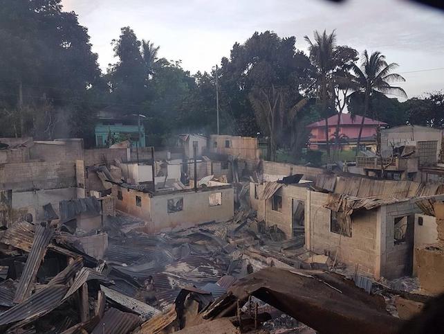 Marawi City devastation after torching by Maute group and aerial bombardment of Philippine Military. Photographs obtained from a Facebook album of Ms. Sittie Ainah U Balt, a Marawi resident (used with permission).