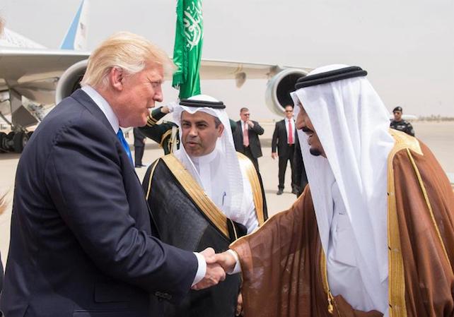 arabia saudita trump ansa