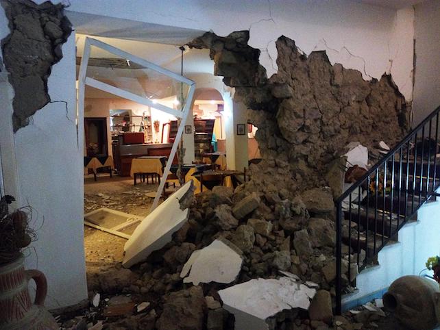 Earthquake in Ischia island