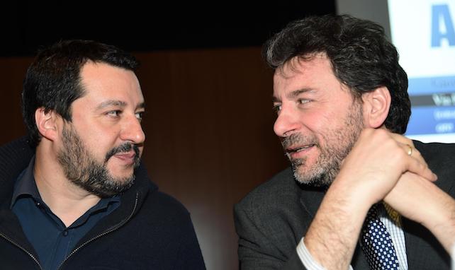 salvini giorgetti ansa