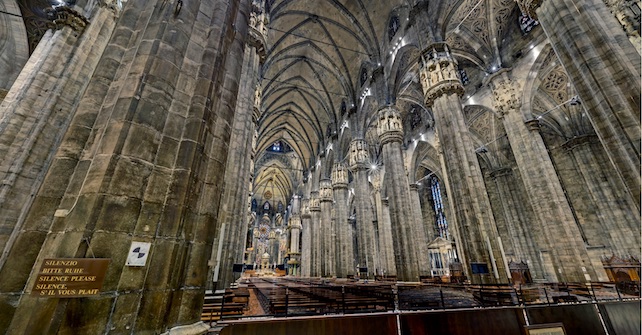 Navata Centrale Duomo di Milano - Foto di Pietro Madaschi