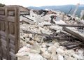 Le macerie della Chiesa di San Francesco ad Accumoli il 10 agosto 2018 a distanza di due anni dal terremoto del Centro Italia, 14 agosto 2018. ANSA/ CLAUDIO PERI


Saint Francis church in Accumoli devastated after the earthquake 24 August 2016 in a picture taken on 10 August 2018. August 24, 2018 marks the second anniversary of the 6.1 magnitude earthquake that devastated central Italy. ANSA/CLAUDIO PERI