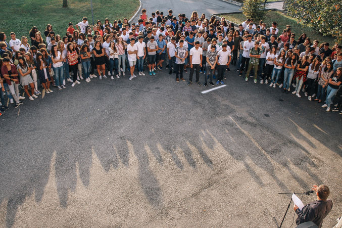 Il saluto del rettore agli studenti dell'Istituto Don Gnocchi di Carate Brianza