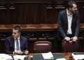 I vicepremier Luigi Di Maio e Matteo Salvini a Montecitorio
