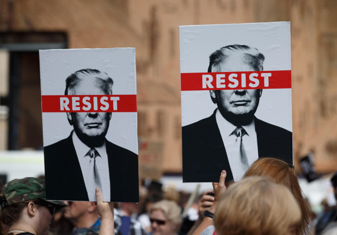 Protesta contro Trump