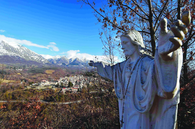 Vista da Musicchio su Amatrice