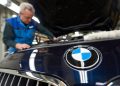 epa03178196 (FILE) A file picture dated 12 March 2012 shows an employee of car manufacturer BMW working on a car of the BMW 6 series at the BMW plant in Dingolfing, Germany. Boom times continue for BMW. The company sold 425,528 cars of the brands BMW, Mini and Rolls-Royce during the first quarter of 2012, a number never before achieved in the company's history.  EPA/ARMIN WEIGEL