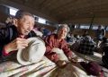 epa05263818 Eighty-eight year old Tsuto and Hatsuyo Nagata rest in a village evacuation center, following a series of earthquakes in Minami Aso, Kumamoto Prefecture, southwestern Japan, 17 April 2016. At least 41 people were killed and over 1,000 injured in the series of earthquakes hitting southwestern Japan since 14 April 2016. Rescue operations are in full force in a search for residents still missing in the mountain village.  EPA/EVERETT KENNEDY BROWN