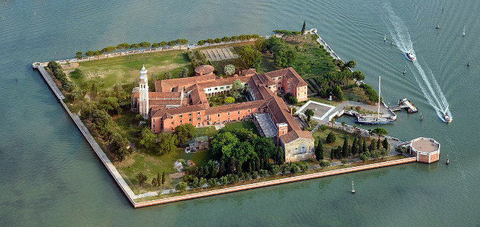 Veduta di San Lazzaro degli Armeni, Venezia