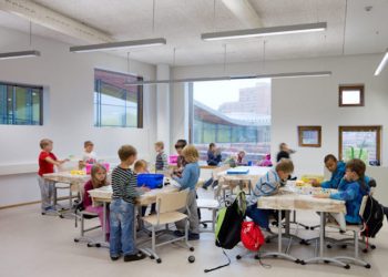 Saunalahti school in Espoo, Finland
Photo by Andreas Meichsner for Verstas architects