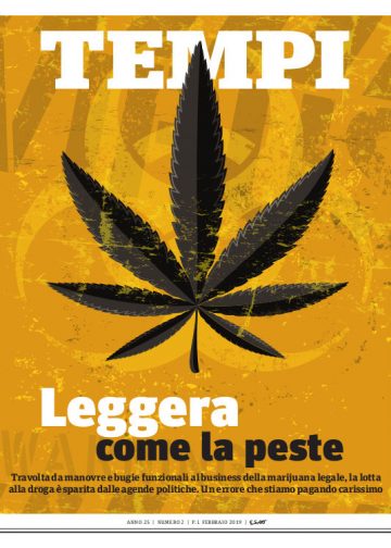 Copertina del numero di febbraio 2019 di Tempi