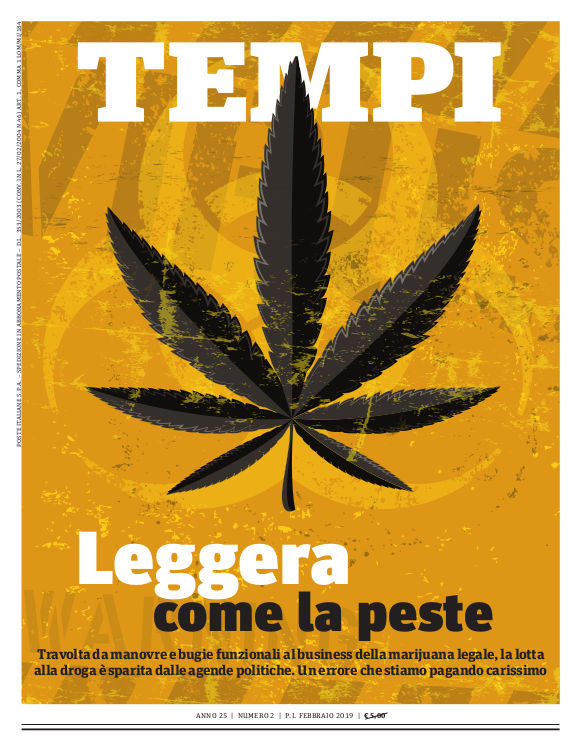 Copertina del numero di febbraio 2019 di Tempi